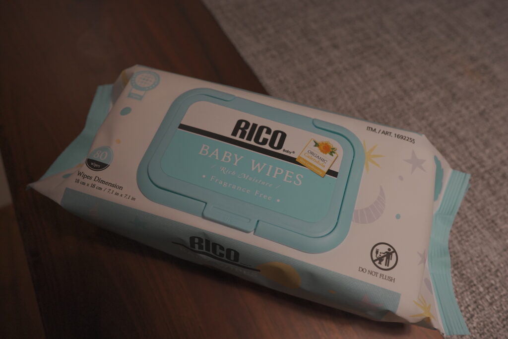 リニューアルされたコストコのお尻ふきレビュー！【RICO Baby wipe 