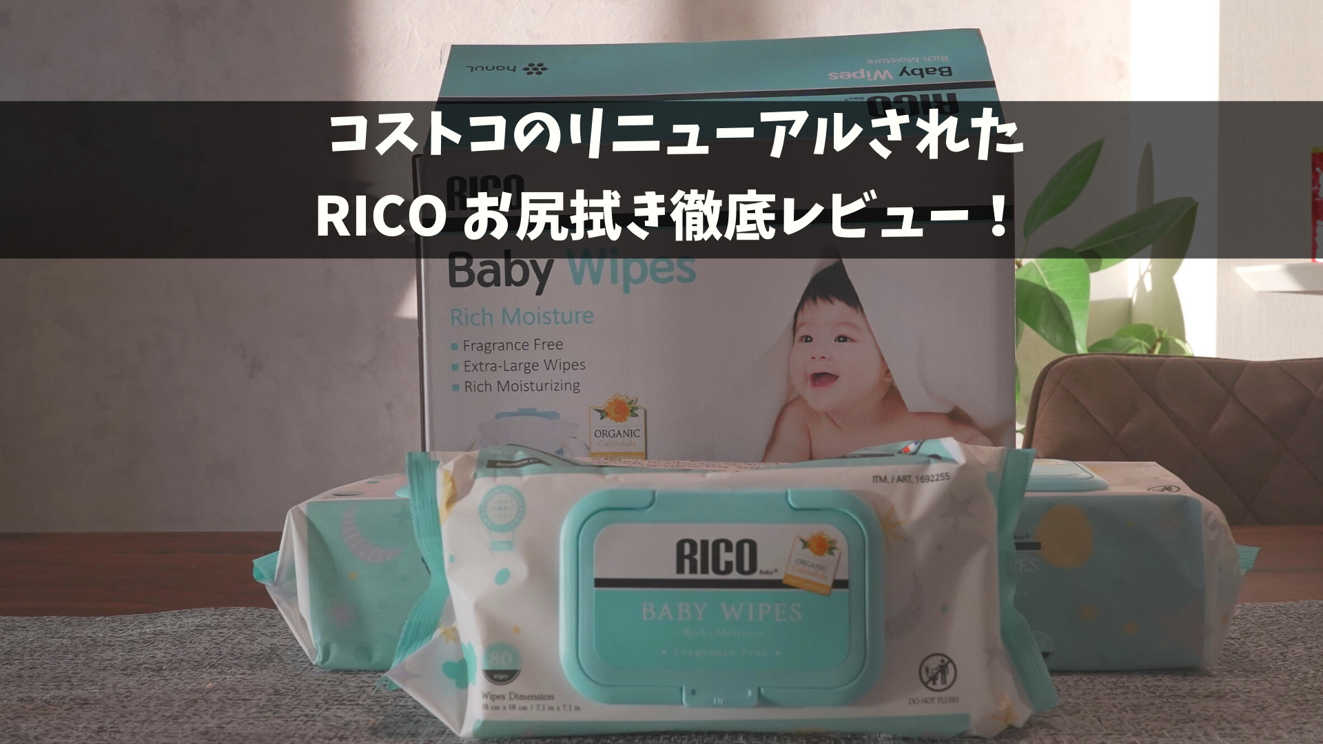 リニューアルされたコストコのお尻ふきレビュー！【RICO Baby wipe】 | ヨコハマ家族の日常