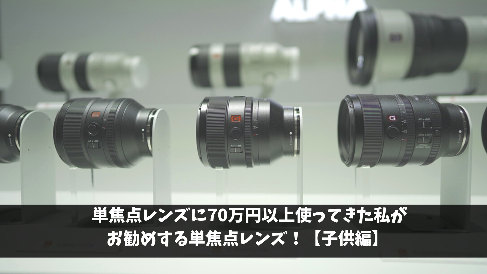 単焦点レンズに100万円以上使ってきた私がお勧めする単焦点