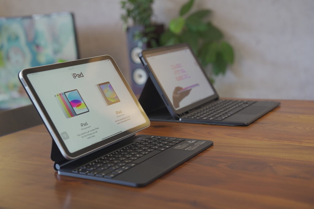 iPad第10世代　ESRキーボード付きケース　高さ