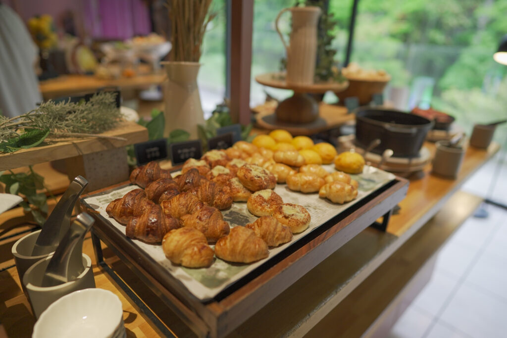 リゾナーレ那須　SHAKISHAKI
朝食　パン