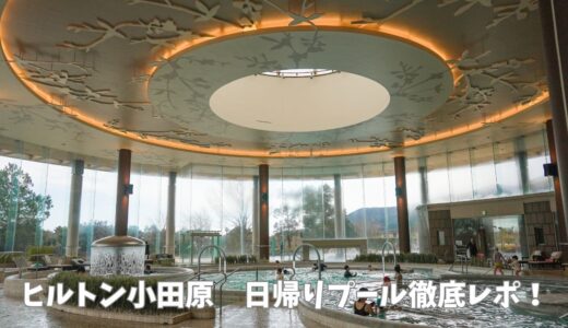 【日帰りOK】ヒルトン小田原のプール体験レポ！料金・持ち物・混雑状況を解説